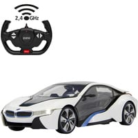 Jamara Deluxe Car Series - BMW I8, RC weiß, Maßstab 1:14, 2,4 GHz