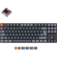 Keychron K1 SE, Gaming-Tastatur schwarz/grau, DE-Layout, Keychron Low Profile Optical Brown, Hot-Swap, RGB