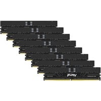 Kingston FURY DIMM 256 GB DDR5-6400 (8x 32 GB) Octa-Kit ECC, Arbeitsspeicher schwarz, KF564R32RBE2K8-256, Renegade Pro, Registred, INTEL XMP, AMD EXPO