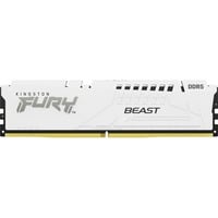 Kingston FURY DIMM 32 GB DDR5-5600  , Arbeitsspeicher weiß, KF556C40BW-32, FURY Beast, INTEL XMP