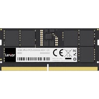 Lexar SO-DIMM 8 GB DDR5-5600, Arbeitsspeicher schwarz, LD5S08G56C46ST-HGN