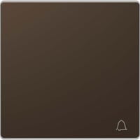 Merten Wippe mit Kennzeichnung Klingel für Wechselschalter Kreuzschalter und Taster Einsatz System Design bronze, Retail