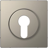 Merten Zentralplatte Wechsel-Rastschalter grau, Retail