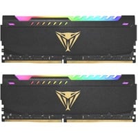 Patriot DIMM 16 GB DDR4-3600 (2x 8 GB) Dual-Kit, Arbeitsspeicher schwarz, PVSR416G360C8K, Viper Steel RGB, INTEL XMP