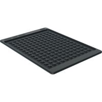 RÖSLE Ablagematte Silikon, 27,5 x 38,5 cm, Schutzmatte anthrazit, für ARTISO, VIDERO, ALLFLAME und MAGNUM