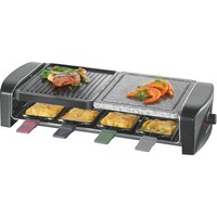Raclette-Grill mit Naturgrillstein