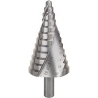Bosch Professional HSS-Stufenbohrer, Ø 6mm - Ø 39mm 12 Stufen, mit Spiralnut