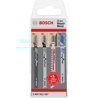 Bosch Stichsägeblatt-Satz Wood and Metal, 15-teilig
