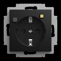Busch-Jaeger Steckdose CEE 7/3 Typ F schwarz, Retail