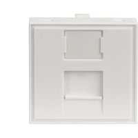 4016032367406 - DIGITUS Blende 1-Port 45x45mm reinweiß für DN-93802-5