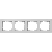 Gira Abdeckrahmen vierfach grau, Retail