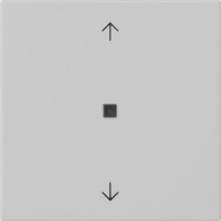 Gira Funk Bedienaufsatz mit Pfeilsymbolen lackiert matt, Fernsteuerung grau, Retail