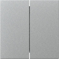 Gira Wippe zwei fach gerade aluminium, Retail