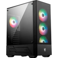MSI MAG FORGE 112R , Tower-Gehäuse schwarz, Tempered Glass