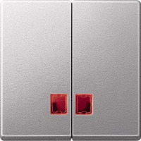 Merten Doppelwippe Aluminium aluminium, Retail