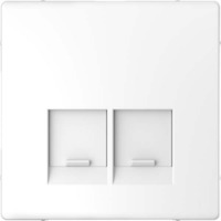 Merten Zentralplatte mit integrierten Verschlussschiebern weiß, Retail