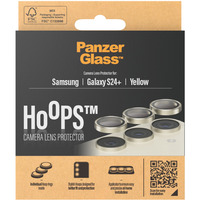 PanzerGlass Hoops Kameraschutz, Objektivschutzkappe gold, Samsung Galaxy S24+