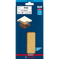 Bosch Professional Expert C470 Schleifblatt, 93 x 186mm, K40 10 Stück, für Schwingschleifer
