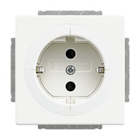 Busch-Jaeger Objektsteckdose 20 Eurosteckdose Typ F weiß, Retail