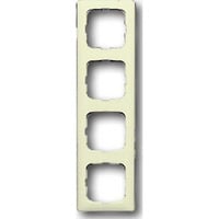 Busch-Jaeger Rahmen vierfach für Kanalabdeckungen weiß, Retail