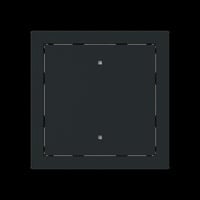 Busch-Jaeger Wippe für Elektroniktaster einfach schwarz, Retail