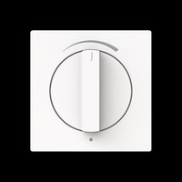 Busch-Jaeger Zentralscheibe Lautstärkepegel 1740 Drehknopf 03-44M, Abdeckung weiß, Retail