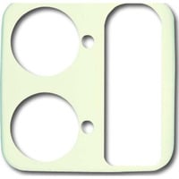 Busch-Jaeger Zentralscheibe, Abdeckung weiß, Retail