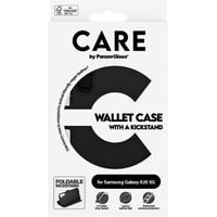 PanzerGlass Wallet Case mit Kickstand, Handyhülle schwarz, Samsung Galaxy A35 5G