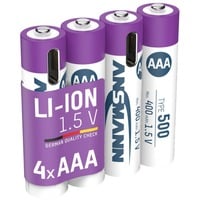Li-Ion Akku Micro AAA Typ 500 (min. 400 mAh), 4er-Pack