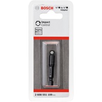 Bosch Adapter für Steckschlüssel 1/4'' Sechskant > 1/4" Vierkant Impact Control