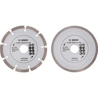 Bosch Heimwerken & Garten Diamanttrennscheiben-Set für Fliesen und Baumaterial, Ø 125mm 2-teilig