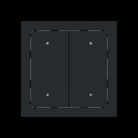 Busch-Jaeger Wippe für Elektroniktaster 2-fach schwarz, Retail