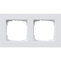 Gira Abdeckrahmen 2-fach weiß, Retail