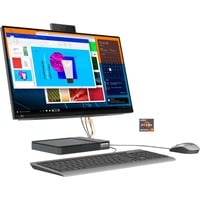 Lenovo IdeaCentre AiO 5 24ALC6 (F0G2001DGE), PC-System grau, Windows 11 Home 64-Bit