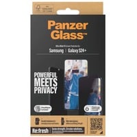 PanzerGlass Privacy Displayschutz, Schutzfolie transparent, Samsung Galaxy S24 Plus, EasyAligner