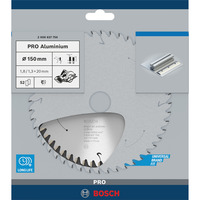 Bosch Professional PRO Aluminium cordless Kreissägeblatt, Ø 150mm, 52Z Bohrung 20mm, für Akku-Handkreissägen