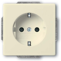 Busch-Jaeger Schutzkontakt Steckdosen Einsatz 2300 EUCB-82 weiß, Retail