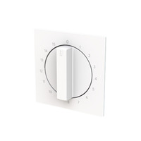 Busch-Jaeger Zentralscheibe mit Aufdruck, Abdeckung weiß, Retail