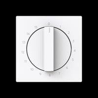 Busch-Jaeger Zentralscheibe mit Aufdruck, Abdeckung weiß, Retail