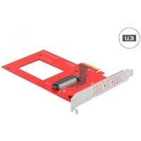 DeLOCK PCI Express x4 Karte zu 1 x intern U.3, Schnittstellenkarte 