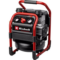 EINHELL Power X-Change Akku-Kompressor SILENZZO 18/160, 18Volt rot/schwarz, ohne Akku und Ladegerät