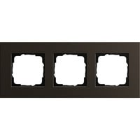 Gira Abdeckrahmen dreifach, Abdeckung braun, Retail