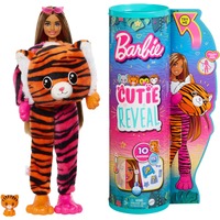 Mattel Barbie Cutie Reveal Dschungel Serie - Tiger, Puppe 