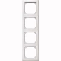 Merten Rahmen vierfach waagerecht und senkrecht montierbar weiß, Retail