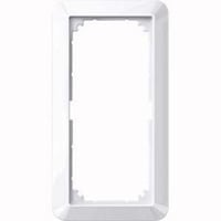 Merten Rahmen zweifach ohne Mittelsteg weiß (glänzend), Retail