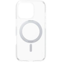 PanzerGlass Kickstand Case, Handyhülle transparent/silber, iPhone 16 Pro, MagSafe