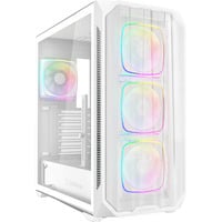 Sharkoon AK5M RGB Generalüberholt, Tower-Gehäuse weiß, Tempered Glass