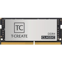 Team Group SO-DIMM 16 GB DDR4-3200  , Arbeitsspeicher silber, TTCCD416G3200HC22-S01, T-CREATE CLASSIC 