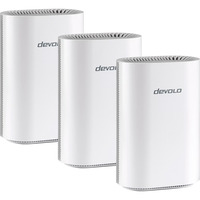 devolo WiFi 7 BE6500 Mesh System 3er Pack BE6500 Dualband, 1x 2.5G WAN/LAN und 3x 1G LAN (pro Einheit)