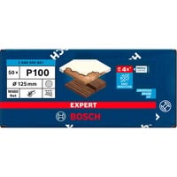 Bosch Professional Expert M480 Netzstruktur-Schleifblatt Ø 125mm, K100 50 Stück, für Exzenterschleifer